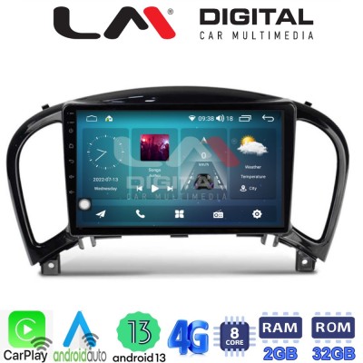 LM Digital - LM ZR8352 GPS Οθόνη OEM Multimedia Αυτοκινήτου για NISSAN JUKE 2009 (CarPlay/AndroidAuto/BT/GPS/WIFI/GPRS)