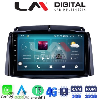 LM Digital - LM ZR8498 GPS Οθόνη OEM Multimedia Αυτοκινήτου για Renault Koleos 20062017 (CarPlay/AndroidAuto/BT/GPS/WIFI/GPRS)