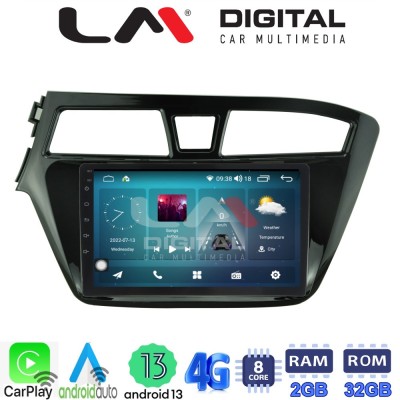 LM Digital - LM ZR8517 GPS Οθόνη OEM Multimedia Αυτοκινήτου για Hyundai i20 2015 (CarPlay/AndroidAuto/BT/GPS/WIFI/GPRS)