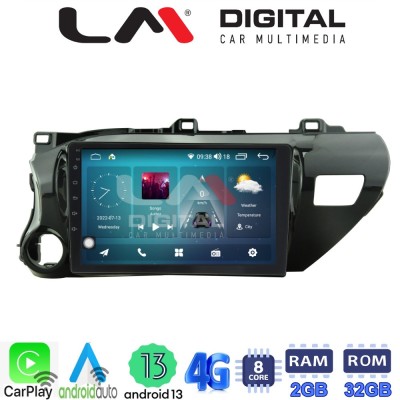 LM Digital - LM ZR8588 GPS Οθόνη OEM Multimedia Αυτοκινήτου για TOYOTA HILUX 2017 (CarPlay/AndroidAuto/BT/GPS/WIFI/GPRS)