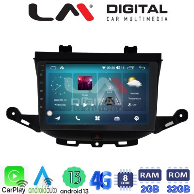 LM Digital - LM ZR8674 GPS Οθόνη OEM Multimedia Αυτοκινήτου για Opel Astra K 2016 (CarPlay/AndroidAuto/BT/GPS/WIFI/GPRS)