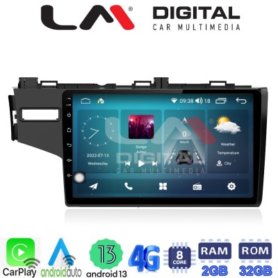 LM Digital - LM ZR8760 GPS Οθόνη OEM Multimedia Αυτοκινήτου για HONDA JAZZ 2013 (CarPlay/AndroidAuto/BT/GPS/WIFI/GPRS)