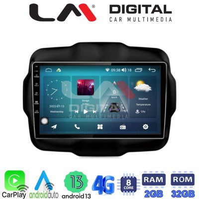 LM Digital - LM ZR8952 GPS Οθόνη OEM Multimedia Αυτοκινήτου για RENEGADE 2014 (CarPlay/AndroidAuto/BT/GPS/WIFI/GPRS)