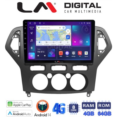 LM Digital - LM ZC8367A GPS Οθόνη OEM Multimedia Αυτοκινήτου για FORD MONDEO 2007 2010 (CarPlay/AndroidAuto/BT/GPS/WIFI/GPRS)