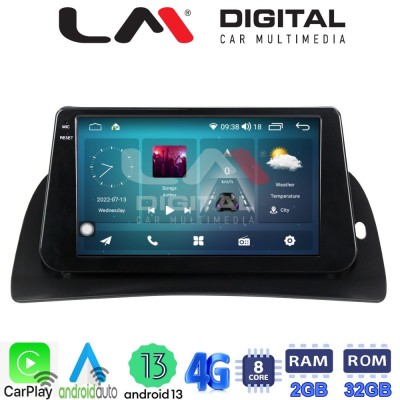 LM Digital - LM ZR8707 GPS Οθόνη OEM Multimedia Αυτοκινήτου για Renault Kangoo 2011 2021 (CarPlay/AndroidAuto/BT/GPS/WIFI/GPRS)
