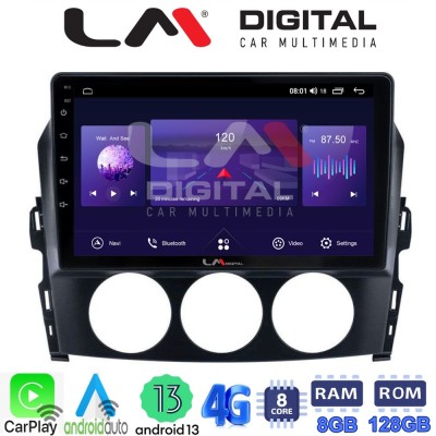LM Digital - LM ZT8530 GPS Οθόνη OEM Multimedia Αυτοκινήτου για Mazda MX5 2005 2015 (CarPlay/AndroidAuto/BT/GPS/WIFI/GPRS)