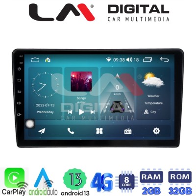 LM Digital - LM ZR8715 GPS Οθόνη OEM Multimedia Αυτοκινήτου για Nissan Navara D40 2006 2016 clima (CarPlay/AndroidAuto/BT/GPS/W