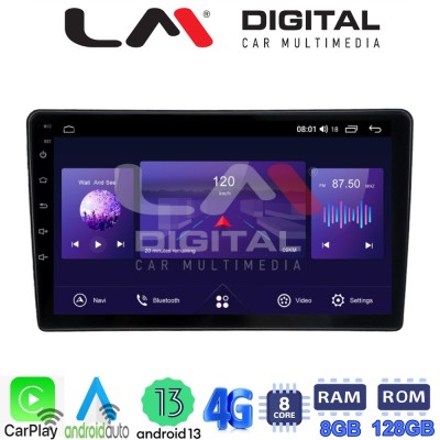LM Digital - LM ZT8715 GPS Οθόνη OEM Multimedia Αυτοκινήτου για Nissan Navara D40 2006 2016 clima (CarPlay/AndroidAuto/BT/GPS/W