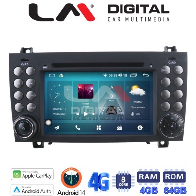 LM Digital - LM C8096 GPS Οθόνη OEM Multimedia Αυτοκινήτου για MERCEDES SLK (R171) 0410 (CarPlay/AndroidAuto/BT/GPS/WIFI/GPRS)
