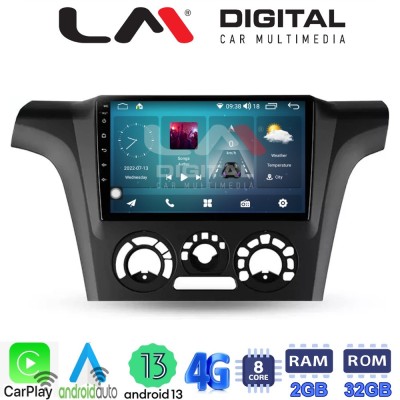 LM Digital - LM ZR8302 GPS Οθόνη OEM Multimedia Αυτοκινήτου για MITSUBISHI OUTLANDER 2001 2006 (CarPlay/AndroidAuto/BT/GPS/WIFI