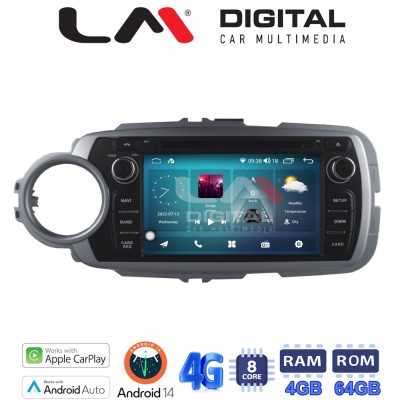 LM Digital - LM C8146 GPS Οθόνη OEM Multimedia Αυτοκινήτου για Toyota Yaris 2012 2015 Αν το αυτοκίνητο είναι υβριδικό, παρακαλώ