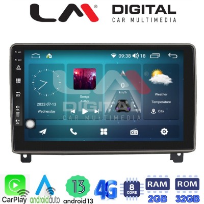 LM Digital - LM ZR8404 GPS Οθόνη OEM Multimedia Αυτοκινήτου για PEUGEOT 407 2004 2011 (CarPlay/AndroidAuto/BT/GPS/WIFI/GPRS)