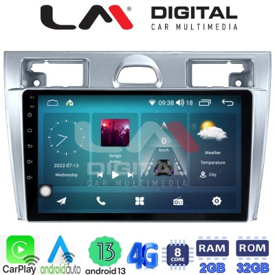 LM Digital - LM ZR8140 GPS Οθόνη OEM Multimedia Αυτοκινήτου για Ford Fiesta 2006 - 2008 (CarPlay/AndroidAuto/BT/GPS/WIFI/GPRS)