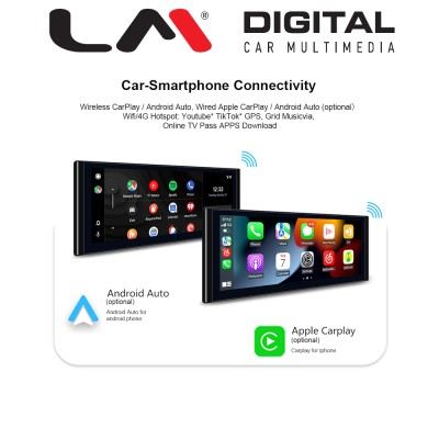 LM Digital - LM G291M10 Οθόνη OEM Multimedia Αυτοκινήτου για AUDI Q2 2018 2020 (CarPlay/AndroidAuto/BT/GPS/WIFI/GPRS)