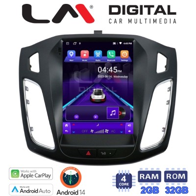 LM Digital - LM TN4501 GPS Οθόνη OEM Multimedia τυπου Tesla 9,7inch Ford Focus 2011 2018 (CarPlay/AndroidAuto/BT/GPS/WIFI/GPRS)