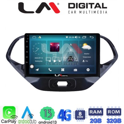 LM Digital - LM ZR8499 GPS Οθόνη OEM Multimedia Αυτοκινήτου για Ford KA 2016 (CarPlay/AndroidAuto/BT/GPS/WIFI/GPRS)