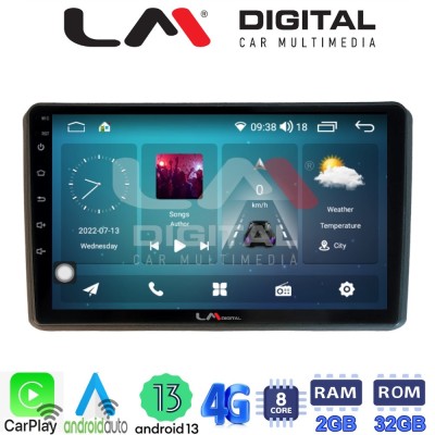 LM Digital - LM ZR8312 GPS Οθόνη OEM Multimedia Αυτοκινήτου για MITSUBISHI OUTLANDER 2001 2006 (CarPlay/AndroidAuto/BT/GPS/WIFI