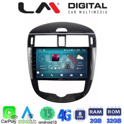 LM Digital - LM ZR8648 GPS Οθόνη OEM Multimedia Αυτοκινήτου για Nissan Pulsar 2015Μόνο αν το αυτοκίνητο έχει Clima (CarPlay/Andr