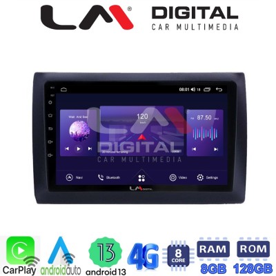 LM Digital - LM ZT8466 GPS Οθόνη OEM Multimedia Αυτοκινήτου για Fiat Stilo 2001 2007 (CarPlay/AndroidAuto/BT/GPS/WIFI/GPRS)
