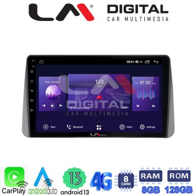 LM Digital - LM ZT8749 GPS Οθόνη OEM Multimedia Αυτοκινήτου για Fiat Tipo 2015 2019 (CarPlay/AndroidAuto/BT/GPS/WIFI/GPRS)