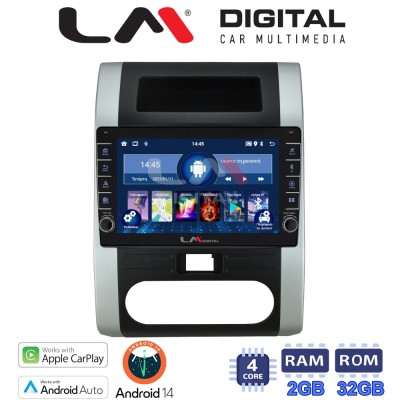 LM Digital - LM ZG4002 GPS Οθόνη OEM Multimedia Αυτοκινήτου για Nissan X Trail 2005 2013 (CarPlay/AndroidAuto/BT/GPS/WIFI/GPRS)