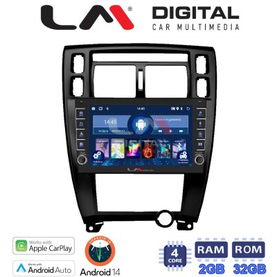 LM Digital - LM ZG4006B GPS Οθόνη OEM Multimedia Αυτοκινήτου για TUCSON 2004 2010 (CarPlay/AndroidAuto/BT/GPS/WIFI/GPRS)