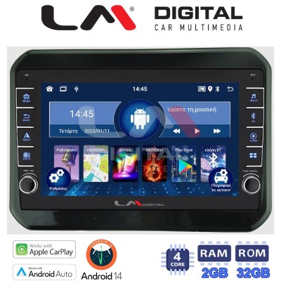 LM Digital - LM ZG4232 GPS Οθόνη OEM Multimedia Αυτοκινήτου για SUZUKI IGNIS 2016 (CarPlay/AndroidAuto/BT/GPS/WIFI/GPRS)