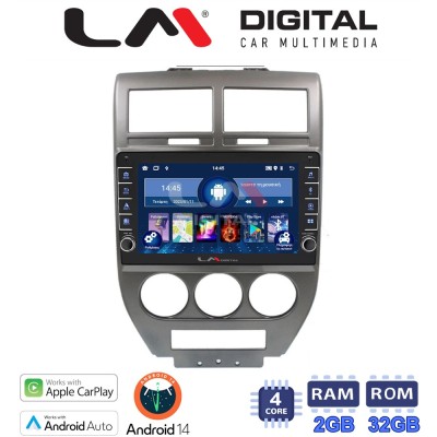 LM Digital - LM ZG4251 GPS Οθόνη OEM Multimedia Αυτοκινήτου για JEEP COMPASS 20072011 (CarPlay/AndroidAuto/BT/GPS/WIFI/GPRS)