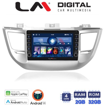 LM Digital - LM ZG4361 GPS Οθόνη OEM Multimedia Αυτοκινήτου για Hyundai Tucson 2015 2019 (CarPlay/AndroidAuto/BT/GPS/WIFI/GPRS)