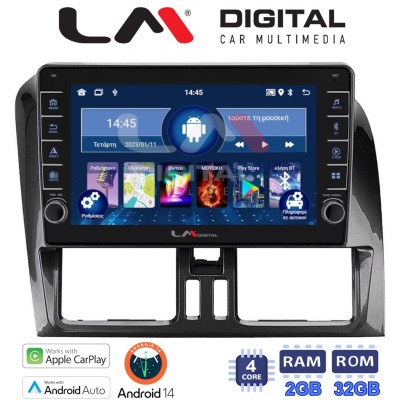 LM Digital - LM ZG4390 GPS Οθόνη OEM Multimedia Αυτοκινήτου για VOLVO XC60 2009-2017 (CarPlay/AndroidAuto/BT/GPS/WIFI/GPRS)
