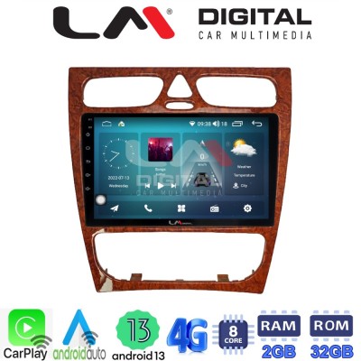LM Digital - LM ZR8171W GPS Οθόνη OEM Multimedia Αυτοκινήτου για Mercedes C Class 1999 2004 (Προ Facelift) (CarPlay/AndroidAuto LM Digital - LM ZR8171W GPS Οθόνη OEM Multimedia Αυτοκινήτου για Mercedes C Class 1999 2004 (Προ Facelift) (CarPlay/AndroidAuto