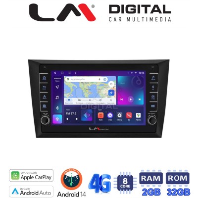 LM Digital - LM ZG8004 GPS Οθόνη OEM Multimedia Αυτοκινήτου για VW Golf 6 2008-2012 (CarPlay/AndroidAuto/BT/GPS/WIFI/GPRS)