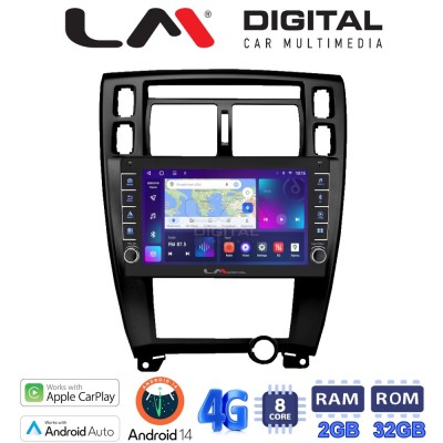 LM Digital - LM ZG8006B GPS Οθόνη OEM Multimedia Αυτοκινήτου για TUCSON 2004 2010 (CarPlay/AndroidAuto/BT/GPS/WIFI/GPRS)
