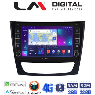 LM Digital - LM ZG8090 GPS Οθόνη OEM Multimedia Αυτοκινήτου για MERCEDES E class (W211) (CarPlay/AndroidAuto/BT/GPS/WIFI/GPRS)