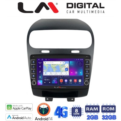 LM Digital - LM ZG8261 GPS Οθόνη OEM Multimedia Αυτοκινήτου για Fiat Freemont 2008 (CarPlay/AndroidAuto/BT/GPS/WIFI/GPRS)