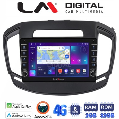 LM Digital - LM ZG8338 GPS Οθόνη OEM Multimedia Αυτοκινήτου για OPEL INSIGNIA 2014 (CarPlay/AndroidAuto/BT/GPS/WIFI/GPRS)
