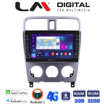 LM Digital - LM ZG8526 GPS Οθόνη OEM Multimedia Αυτοκινήτου για SUBARU FORESTER 20022007 (CarPlay/AndroidAuto/BT/GPS/WIFI/GPRS)
