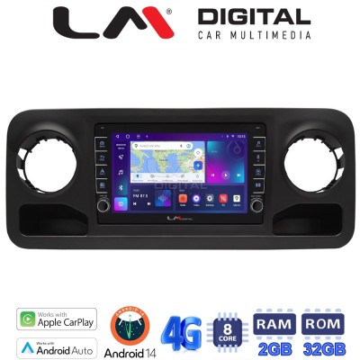 LM Digital - LM ZG8670 GPS Οθόνη OEM Multimedia Αυτοκινήτου για Mercedes Sprinter 2019 (CarPlay/AndroidAuto/BT/GPS/WIFI/GPRS)