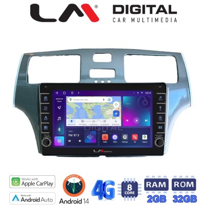 LM Digital - LM ZG8993 GPS Οθόνη OEM Multimedia Αυτοκινήτου για Lexus ES 2001 2007 (CarPlay/AndroidAuto/BT/GPS/WIFI/GPRS)