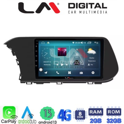 LM Digital - LM ZR8229 GPS Οθόνη OEM Multimedia Αυτοκινήτου για Hyundai i20 2021 (CarPlay/AndroidAuto/BT/GPS/WIFI/GPRS)