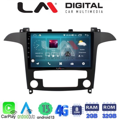 LM Digital - LM ZR8237 GPS Οθόνη OEM Multimedia Αυτοκινήτου για FORD FOCUS 2011 FORD MONDEO 2007 2014 FORD GALAXY 2007 2014 F