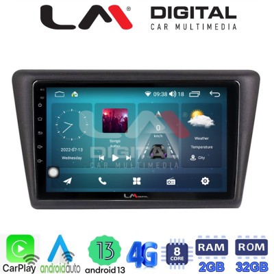 LM Digital - LM ZR8327 GPS Οθόνη OEM Multimedia Αυτοκινήτου για Skoda Rapid Spaceback 2014 (CarPlay/AndroidAuto/BT/GPS/WIFI/GPR