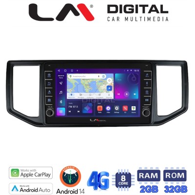 LM Digital - LM ZG8997 GPS Οθόνη OEM Multimedia Αυτοκινήτου για VW CRAFTER 2017 2021 MAN TGE 2017 (CarPlay/AndroidAuto/BT/GPS/