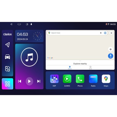 CLARION GL71074 Οθόνη OEM Multimedia Αυτοκινήτου για KIA SPORTAGE 20102015 (CarPlay/AndroidAuto/BT/GPS/WIFI/GPRS)