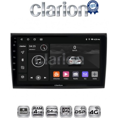 CLARION GL72250 Οθόνη OEM Multimedia Αυτοκινήτου για Fiat Bravo 2007 (CarPlay/AndroidAuto/BT/GPS/WIFI/GPRS)