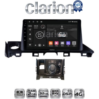 CLARION GL71214 Οθόνη OEM Multimedia Αυτοκινήτου για Mazda 6 2017 2020 (CarPlay/AndroidAuto/BT/GPS/WIFI/GPRS)
