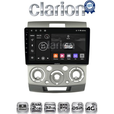 CLARION GL71360 Οθόνη OEM Multimedia Αυτοκινήτου για MAZDA BT 50 & FORD RANGER 20062011 (CarPlay/AndroidAuto/BT/GPS/WIFI/GPRS)