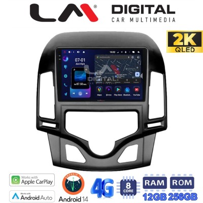 LM ZS8043CL GPS Οθόνη OEM Multimedia Αυτοκινήτου για HYUNDAI i30 2007-2012 (CarPlay/AndroidAuto/BT/GPS/WIFI/GPRS)