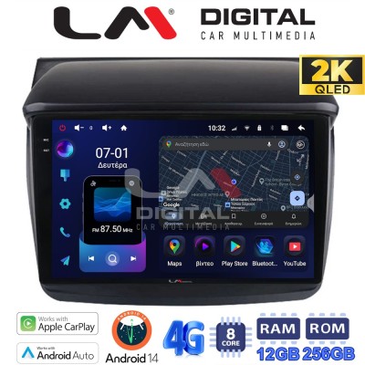 LM ZS8094 GPS Οθόνη OEM Multimedia Αυτοκινήτου για MITSUBISHI L200 2006 2014 (CarPlay/AndroidAuto/BT/GPS/WIFI/GPRS)