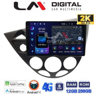 LM ZS8236 GPS Οθόνη OEM Multimedia Αυτοκινήτου για Ford Focus 1998 2004 (CarPlay/AndroidAuto/BT/GPS/WIFI/GPRS)